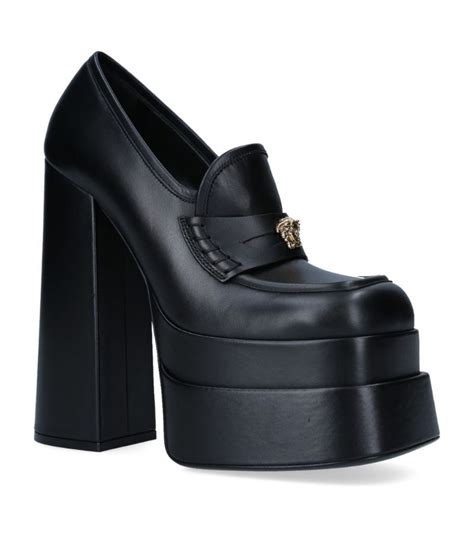 versace intrico platform loafers